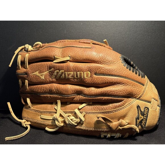 Mizuno GVP 1402 Envy 14" RHT Baseball Softball Glove Brown Leather - Picture 3 of 11